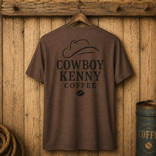 Cowboy Kenny Coffee Brown Tri-Blend T-Shirt