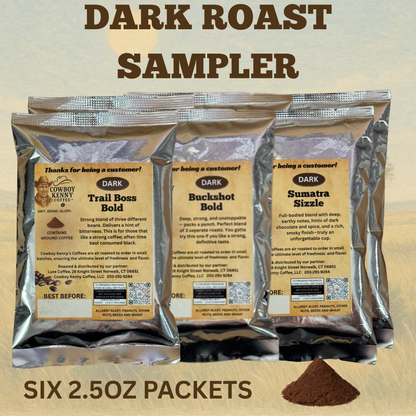 2.5oz Dark Roast Sampler