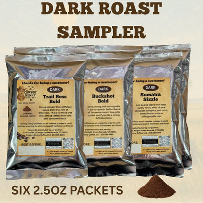2.5oz Dark Roast Sampler