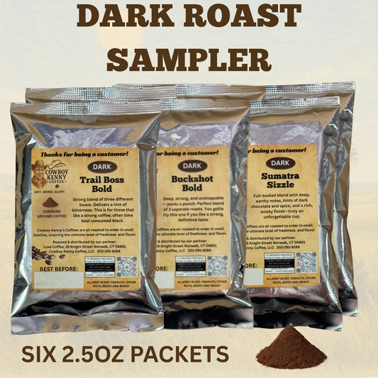 2.5oz Dark Roast Sampler
