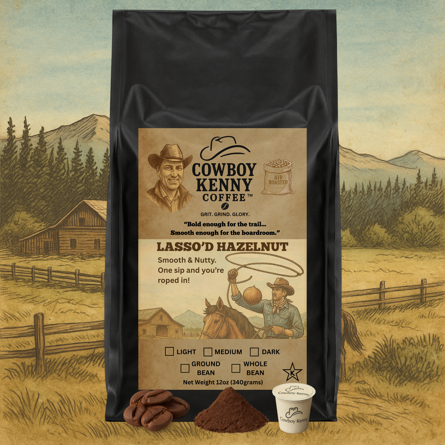 Lasso’d Hazelnut