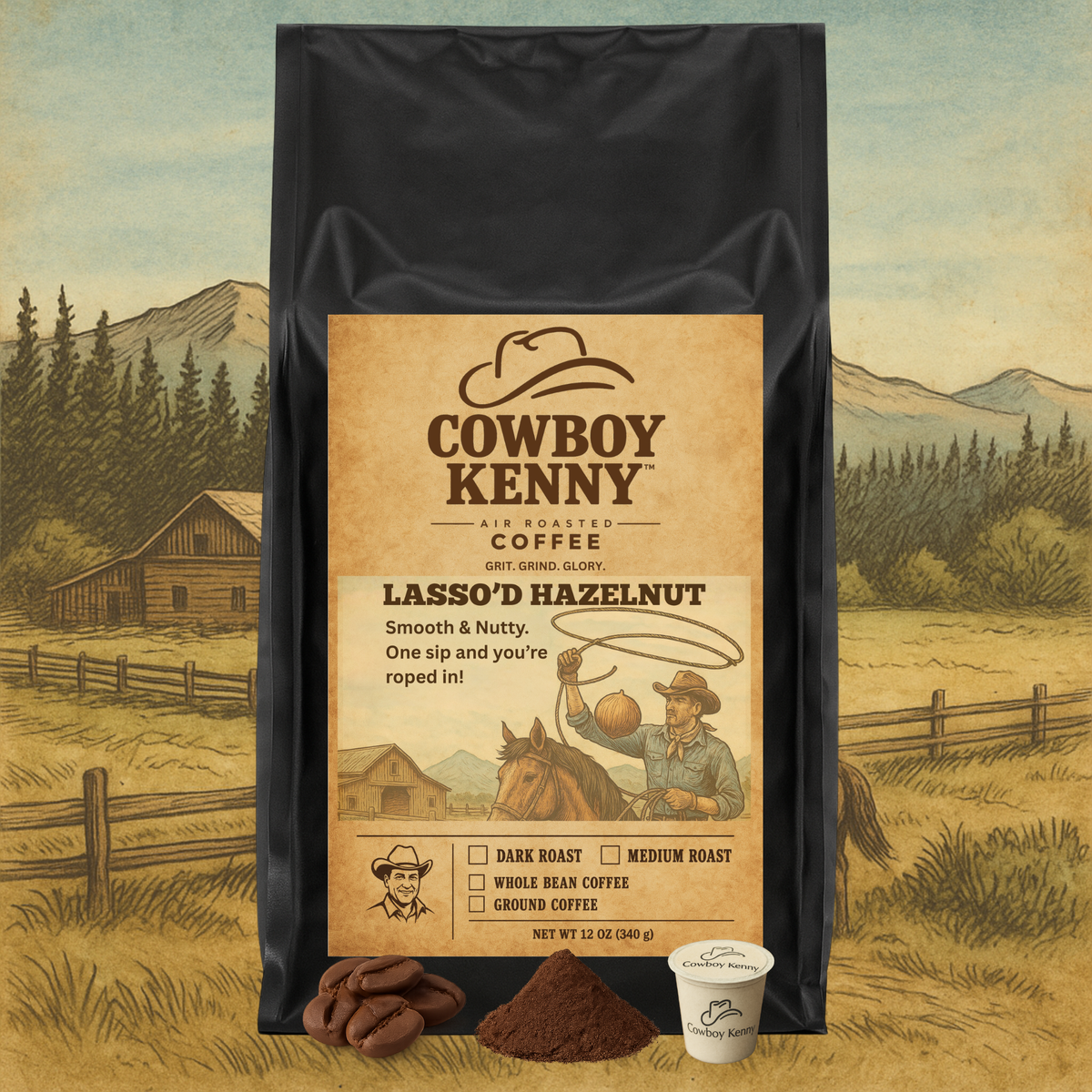 Lasso’d Hazelnut