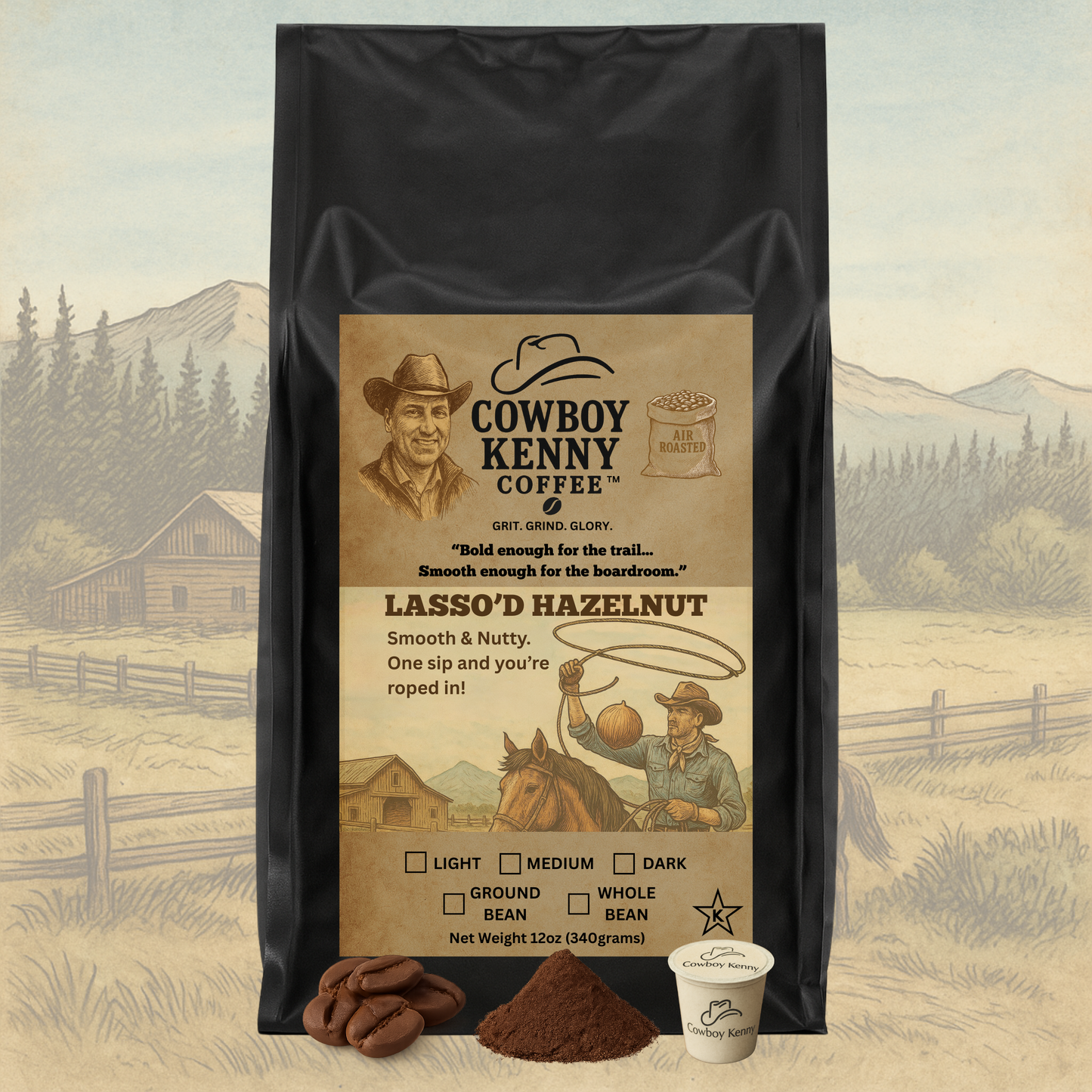 Lasso’d Hazelnut