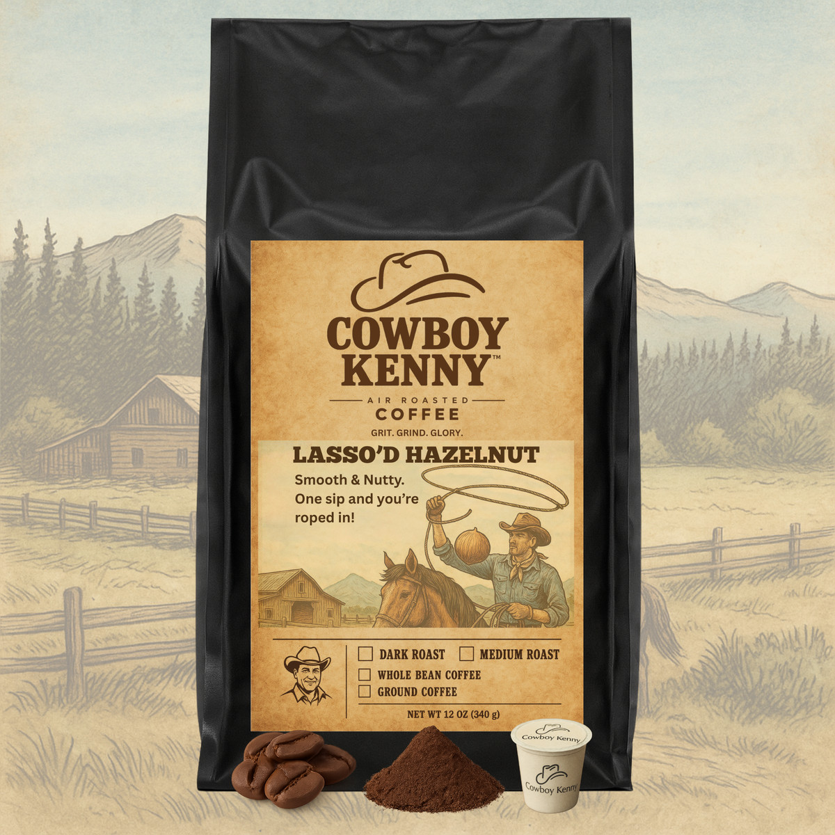 Lasso’d Hazelnut