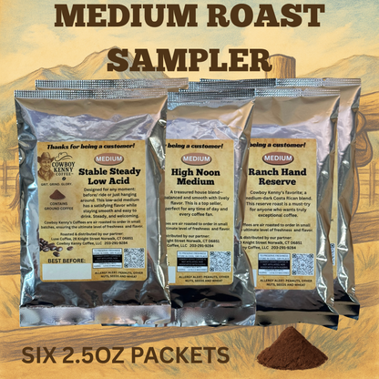 2.5oz Medium Roast Sampler